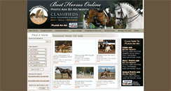 Desktop Screenshot of besthorsesonline.com
